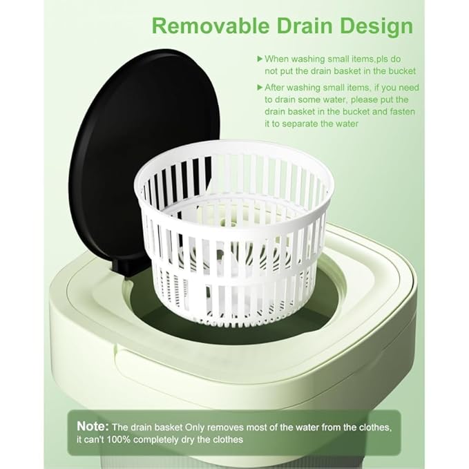 ✨ Portable Mini Folding Washing Machine – Smart, Compact &amp; Travel-Friendly