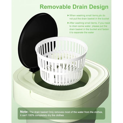 ✨ Portable Mini Folding Washing Machine – Smart, Compact &amp; Travel-Friendly