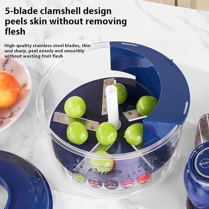 🌀 Multi-Purpose Manual Food Chopper | Quick & Easy Cutting Tool 🔪